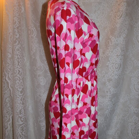 Draper James heart dress tiered hem wrap size small new with tags - Picture 5 of 11